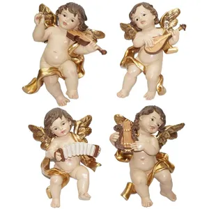 Signes Grimalt - Ange Figure 4 unités décoratives de Noël pas cher