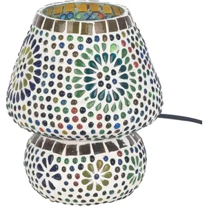 Lampe de bureau de meubles Lampes de lampes mosaïques multicolores 13x... pas cher