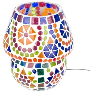 Lampe de bureau de meubles Petite lampe multicolore 12x12x13cm 22831 -... pas cher