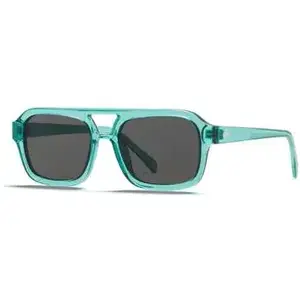 Hanukeii Lunetttes de soleil Curaçao Blue/Black, Bleu, taille unique pas cher