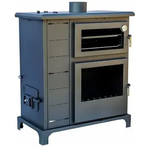 JOIMA Poêle Multicombustible avec Four Modèle eco valle. Pellets, Marc d'olive, Noyaux d'olive, Coquilles de pistache, Coquilles d'amande et Bois. pas cher