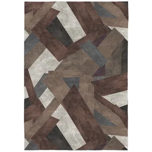 Naf Naf Tapis de salon en fibres naturelles marron 120x170 cm pas cher