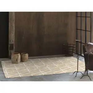 Naf Naf Tapis de salon en fibres naturelles beige 160x230 cm pas cher