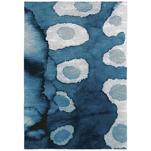 Comparateur de prix : Naf Naf Tapis de salon en fibres naturelles bleu 120x170 cm