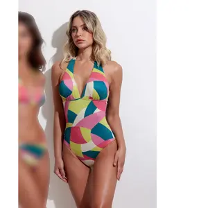 Admas - Maillot de bain 1 pièce Sunshine multicolore 40 pas cher