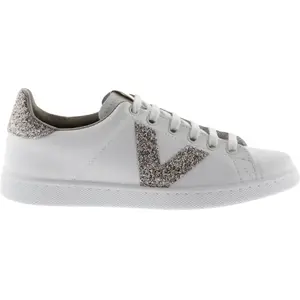 Victoria Baskets Victoria Tenis Piel Glitter Blanc - 36 pas cher