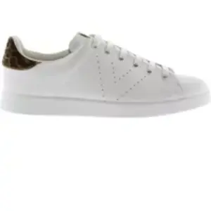 Victoria 1125104-WOMEN Basket Basse Tenis Cuir & Talon PAILLETÉ & Logo DÉCOUPÉ Basket Basse Femme Leopardo 36 pas cher