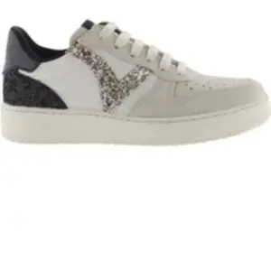 Baskets effet cuir fendu et paillettes femme Victoria Madrid - hielo pas cher