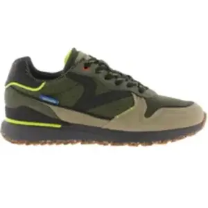 Basket effet cuir et daim femme Victoria Seul Vert 44 8802115-65 pas cher