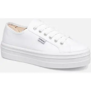 Victoria Basket Basse Barcelone Toile & Plateforme 109200 pour Femme Blanco 40 pas cher