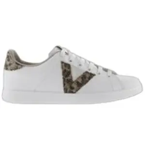 Baskets en cuir femme Victoria Glitter Marron 37 1125188-82 pas cher