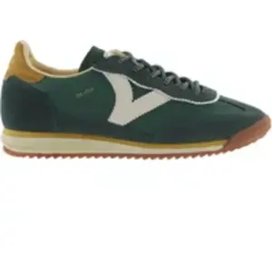 Baskets en nylon et cuir fendu femme Victoria Saturno 38 pas cher