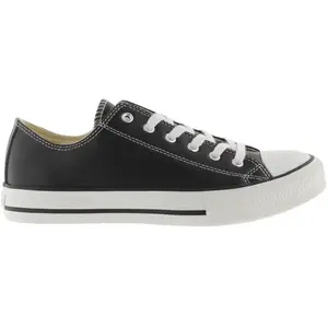 Baskets femme Victoria toile Noir 36 1065184-10 pas cher