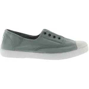 Baskets femme sans lacets Victoria 1915 anglaise toile lavée 35 pas cher