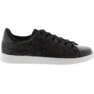 Baskets femme Victoria Glitter Noir 36 112558-10 pas cher