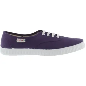 Victoria Tennis Anglaise Unisexe 1915 Toile & Lacets Blancs 106613 pour Adulte Purpura 36 pas cher