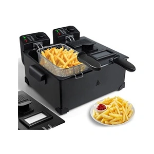 AIGOSTAR Feast - Friteuse double cuve 6L 3600W pas cher