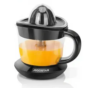 Aigostar Presse-agrumes 40 W, 0,7 L, noir, 2 cônes, rotation bidirecti... pas cher