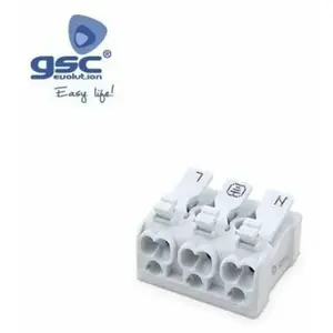 GSC - Pack 5 Borne de connexion 3 pôles 0,5-2,5 mm 001105525