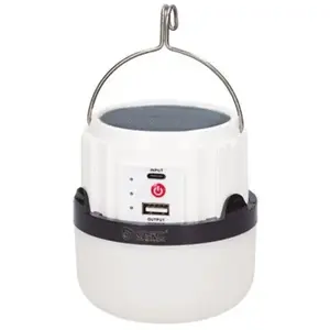 Comparateur de prix : Lanterne de camping solaire à LED rechargeable par USB, powerbank 300 ...