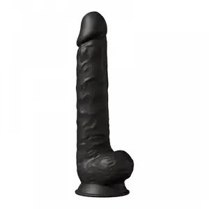 Comparateur de prix : SilexD Gode Ventouse XXL avec testicules Silexd 38 cm ø7 Noir