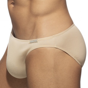 Addicted Slip Bikini Coton Beige S pas cher