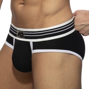 Addicted Slip DOUBLE TROUBLE Noir XS pas cher
