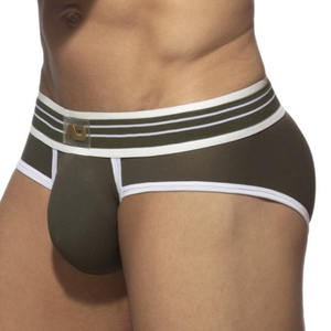 Addicted Slip DOUBLE TROUBLE Kaki pas cher