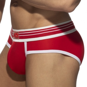 Addicted Slip DOUBLE TROUBLE Rouge XXXL pas cher