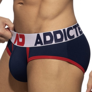 Addicted Slip TOMMY PIQUE Marine L pas cher