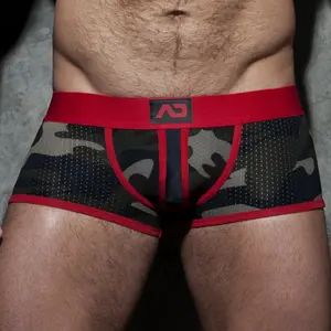Jock Boxer Camo Stripe Fetish Rouge L pas cher