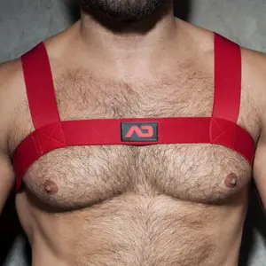 Comparateur de prix : Harnais Élastique AD FETISH Basic Rouge M/L