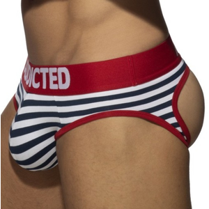Addicted Jock Strap Empty Bottom Sailor - Rouge L pas cher