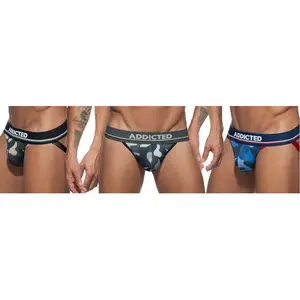 Addicted Pack Jock Camouflage Mesh Push Up XS pas cher