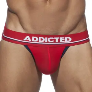 Addicted Jock Strap Sport 09 Rouge S pas cher