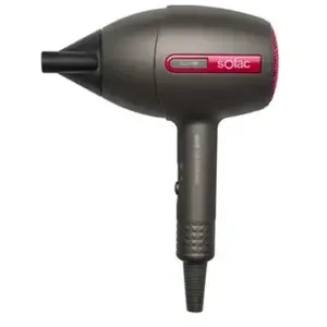 Sèche-cheveux - Solac - SH7087 - 2000W - Gris - Technologie Ionic pas cher