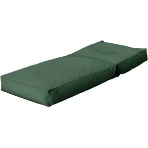 CAMIF Pouf Bain de soleil en Fibres recyclées Vert Fougère 160 x 60 cmVendu parcamif