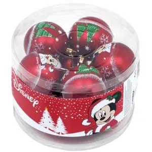Comparateur de prix : Arditex WD13422 Lot de 10 Boules de Sapin de Noël Ø 6 cm Disney-Mickey