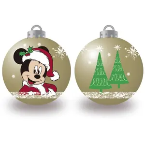 Comparateur de prix : Arditex WD13423 Lot de 6 Boules de Sapin de Noël Ø 8 cm Disney-Mickey