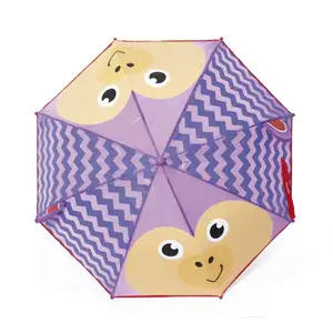 Fisher-Price parapluie Singe violet 80 cm pas cher