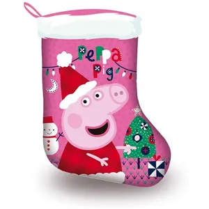 Comparateur de prix : Noel ARDITEX PP14015 Chaussette de Noël 42x32cm de EONE-Peppa Pig