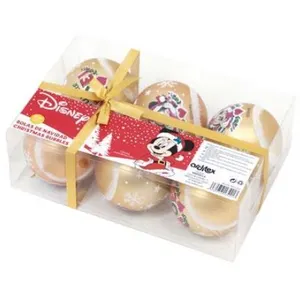 Comparateur de prix : ARDITEX WD14011 Lot de 6 Boules de Noël diamètre 8 cm de Disney-Minnie