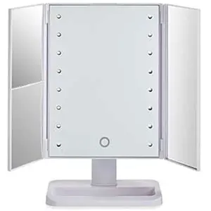 Berilo Miroir Grossissant avec LED 1x 2X 3X Blanc (34,7 x 11,5 x 29 cm) pas cher