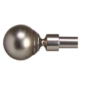 Wadiga Tringle à rideaux extensible métal chromé boule 120 à 210cm pas cher