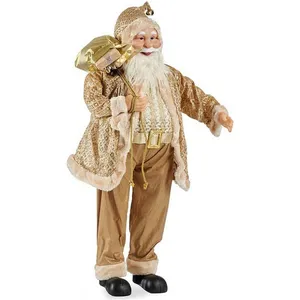 Krist+ père noël 25 x 92 x 40 cm doré plastique - Couleur:Dor pas cher