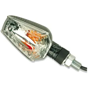Unbekannt Clignotant Set M10 Carbone Look Projecteur Clair, Courte pas cher