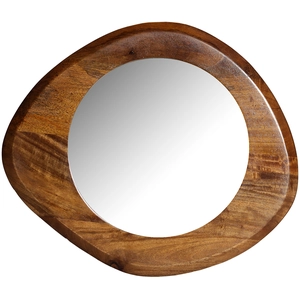 Kodu Miroir en bois de mangue marron 50x2x44 cm pas cher