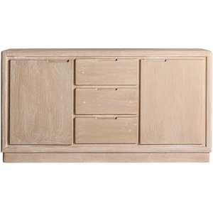 Kodu Buffet en bois mdf brun clair en 150x38x80 cm pas cher