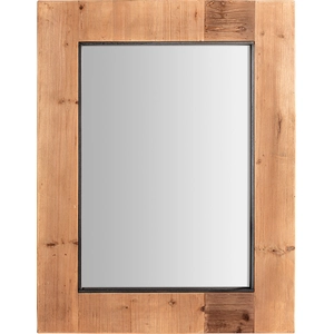 Kodu Miroir en bois de sapin marron 68x4x88 cm pas cher