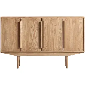 Kodu Buffet en bois de mindi marron 130x40x81 cm pas cher